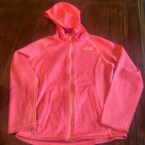 Girls North Face Zip-Up Hoodie - medium (10/12)